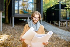 Architect portrait outdoors